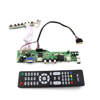 Плата контроллера ЖК-телевизора M6V5 с AV, VGA, аудио, USB, HDMI-Совместимая для ЖК-панели 1366X768 B116XW02 LP116WH1-TLA1 N116BGE-L41 Изображение