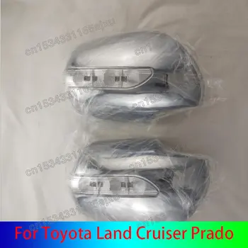 Аксессуары, светодиодная крышка бокового зеркала для Toyota Land Cruiser Prado Fj120 2003-2008, АБС-хром для Toyota Land Cruiser Prado 120 Изображение