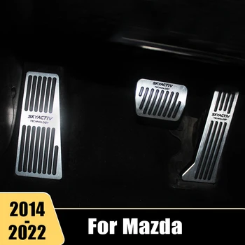 Для Mazda 2 3 6 DJ BM GJ CX-5 CX5 CX 5 CX3 CX4 CX8 CX9 Автомобильные Педали Для Ног Топливный Акселератор Тормозная Накладка На Педаль Аксессуары Изображение