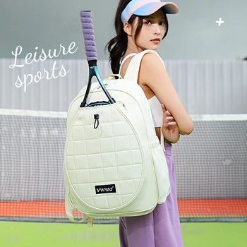 Рюкзак для тенниса и бадминтона для мужчин YWYAT Большой емкости с отделением для обуви, сумка для спортивных ракеток для спортзала Изображение