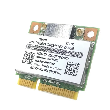 5G Двухдиапазонный 300 Мбит/с AR5B22 Беспроводной Half Mini PCI-E WLAN, совместимый с Bluetooth Модуль Wi-Fi 4.0, Беспроводная Встроенная сетевая карта Изображение