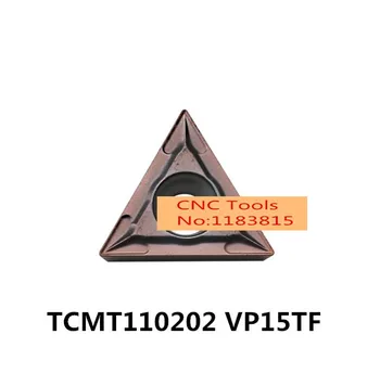 10ШТ TCMT110202 VP15TF/TCMT110204 VP15TF/TCMT110208 VP15TF, твердосплавные пластины для расточной планки держателя токарного инструмента Изображение