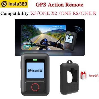 Для Insta360 GPS Action Пульт Дистанционного Управления Bluetooth 5,0 Водонепроницаемый 5 м Smart Control 485 мАч Для Insta360 X3/ONE X2/ONE RS/ONE R Изображение