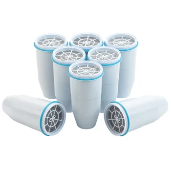 Сменные фильтры для воды из 8 упаковок для всех моделей ZR-008 - Белый Изображение