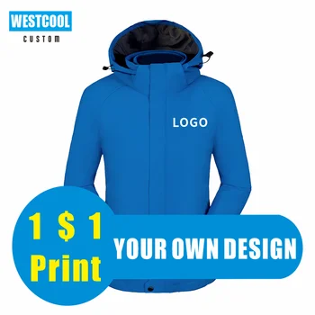 Куртка на молнии с Пользовательским Логотипом, Модная Куртка с Вышивкой Для Мужчин И Женщин, Индивидуальный Дизайн, Осенне-Зимние Толстовки WESTCOOL 2020 Изображение