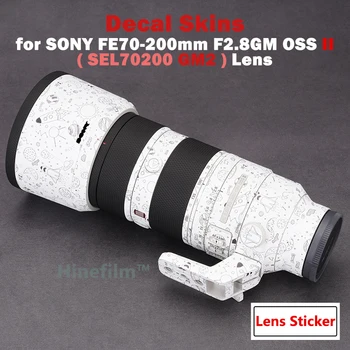 SEL70200GM2/70200 Наклейка для объектива OSS II Защитная Пленка для Объективов Sony FE 70-200 мм F2.8 GM OSS II Наклейка для Линз Защитная крышка Изображение