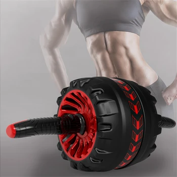 Роликовое колесо с автоматическим отскоком от брюшной полости, умный тормоз, без звука для фитнеса, тренировки мышц пресса, 1,7 м, СПАСИБО Изображение