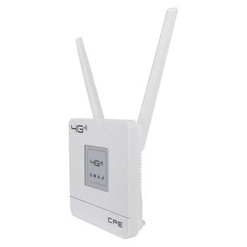 Беспроводной маршрутизатор 4G CPE, 150 Мбит/с, Wifi-модем, LTE-маршрутизатор, внешние антенны с портом RJ45 и слотом для SIM-карты, штепсельная вилка США Изображение