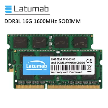 Latumab Оперативная память DDR3 DDR3L 16 ГБ 32 ГБ 1600 1866 МГц Память ноутбука PC3L-12800 14900 Память SODIMM 1,5 1,35 В Модуль оперативной памяти Ноутбука Memoria Изображение