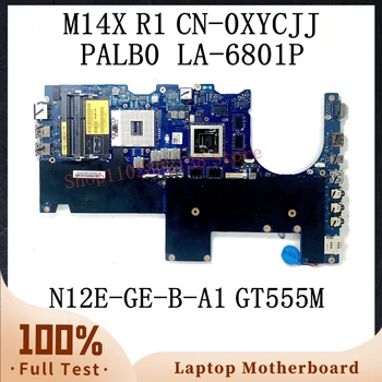 CN-0XYCJJ 0XYCJJ XYCJJ PALB0 LA-6801P Материнская плата для M14X R1 M14XR1 Материнская плата ноутбука N12E-GE-B-A1 GT555M DDR3 100% Протестирована нормально Изображение