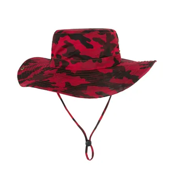 Уличная Шляпа Рыбака, Шляпа с защитой от ультрафиолета, Шляпа с большими полями, Камуфляжная шляпа с солнцезащитным кремом, Весенне-летняя шляпа, женские шляпы Изображение
