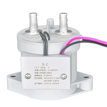 Высоковольтные контакторные реле постоянного тока 250A 12 В/24 В/48 В с катушкой Изображение