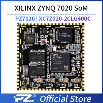 PuZhi PZ7020-SOM Xilinx SoC ZYNQ 7000 XC7Z020 Основная плата FPGA Промышленного класса, Система на модуле с отверстием для штамповки 7020 Изображение