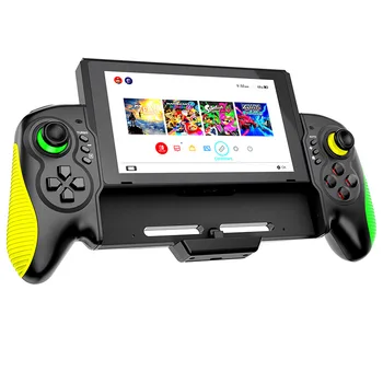 Портативный контроллер для Nintendo Switch Gamepad Ручной 6-Осевой Гироскопический джойстик С соматосенсорной функцией серийной съемки для консоли N-Switch Изображение