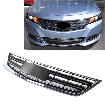 Решетка переднего бампера автомобиля для Chevrolet Impala 2014 2015 2016 2017 2018 2019 2020 Гоночная Решетка Хромированные автозапчасти Изображение