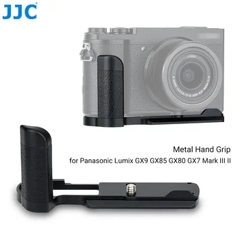 JJC DMW-HGR2 Металлическая Рукоятка Для камеры Штатив Быстроразъемный L-Образный Кронштейн для Panasonic Lumix GX9 GX85 GX80 GX7 Mark III II Изображение