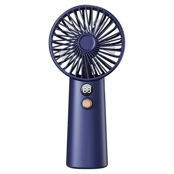 Портативный Ручной вентилятор Мощный вентилятор Наружный USB Перезаряжаемый Вентилятор, очищенный от пыли Вентилятор, Охлаждающий лето Изображение