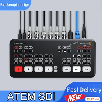 Blackmagic design Новые Коммутаторы Серии ATEM SDI с Профессиональным интерфейсом 3G-SDI, Коммутатор Видео в реальном времени ATEM SDI Extreme ISO Изображение