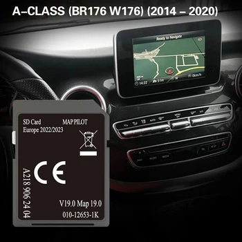 Для Mercedes A-CLASS (BR176 W176) (2014 - 2020) Чехол для спутниковой навигации Франция Босния Нормандия GPS КАРТА Изображение