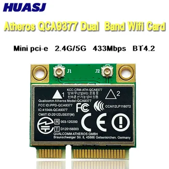 Huasj Atheros QCA9377 двухдиапазонный WIFI модуль адаптера Wi-Fi mini PCI-E 2,4 G/5G BT4.0 Изображение