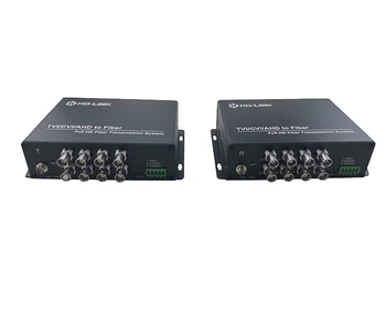 OEM 1080P 8 каналов HD AHD/CVI/TVI комбинированный RS485 для передачи данных волоконно-оптический медиаконвертер видео Изображение