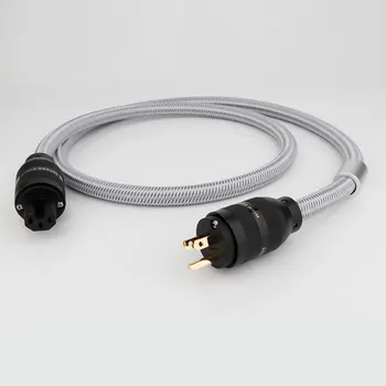 Высококачественный Высококачественный шнур питания JP Krell Hifi US/EU/AU AC Аудиофильский кабель питания Hi Fi кабель Schuko Изображение