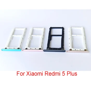 Новинка Для Xiaomi Redmi 5 Plus Слот для SIM-карты Держатель Лотка Замена Адаптера Запасные Части Изображение
