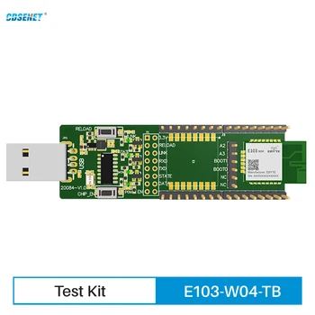 Тестовая плата для подключения последовательного порта к модулю WIFI UART Modbus IoT Gateway CDSENET E103-W04-TB TCP UDP MQTT HTTP 20 дбм на большие расстояния 70 м Изображение
