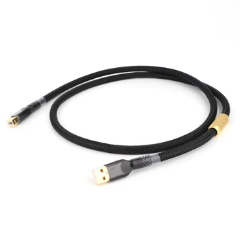 ЦАП Hifi 5N OCC из чистой меди, кабель USB 2,0, декодеры звука, провод для передачи данных с позолоченным штекером Изображение