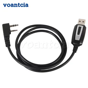 USB-кабель для программирования с компакт-диском с программным обеспечением Привода для Двусторонней радиосвязи Baofeng Walkie Talkie UV-5R BF888S UV-82 UV-3R + Изображение