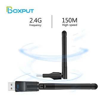 Мини USB WiFi адаптер 2,4 ГГц 150 Мбит/с 802.11 b/g/n wifi приемник для Портативных ПК Wi-Fi ключ Поддерживает несколько устройств MTK7601 Изображение