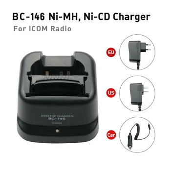 Умное настольное зарядное устройство BC-146 для Icom, двухстороннее радио, IC-35, IC-F21, IC-F3G, IC-F218, IC-V8 Изображение