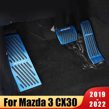 Для Mazda 3 BP Axela CX-30 CX50 2019 2020 2021 2022 Автомобильный Акселератор Газовое Топливо Педаль Тормоза Подставка Для Ног Педали Колодки Крышка Аксессуары Изображение