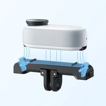 Магнитные быстроразъемные кронштейны для крепления адаптера, аксессуар для экшн-камеры Insta360 GO 3, камера для большого пальца, прочная конструкция Изображение
