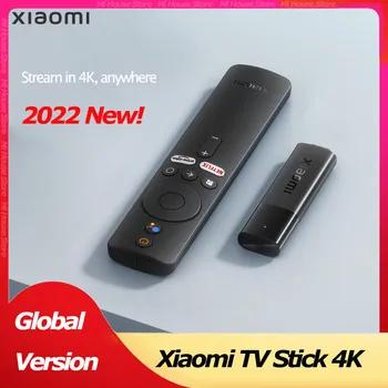 Глобальная версия TV Stick 4K Ultra HD Android TV 9,0 HDR 2 ГБ 8 ГБ WiFi DTS Многоязычный Медиаплеер Smart Stick Google Assistan Изображение