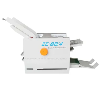 Автоматическая машина для фальцевания бумаги ZE-8B/4 максимум для бумаги формата А3 + высокая скорость + 4 складных лотка Изображение