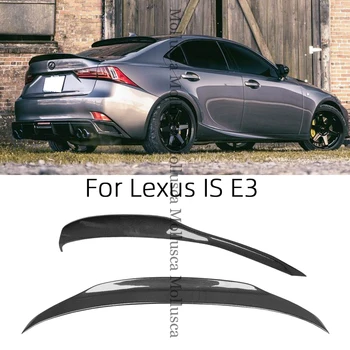 Для Lexus IS E3 3-го поколения PSM Стиль Задний спойлер из углеродного волокна, крыло багажника, 2013-2020, FRP, кованый в виде сот Изображение