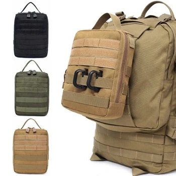 Военный тактический набор для оказания первой помощи, сумка для экстренной медицинской помощи Molle EMT, Походная сумка для выживания, набор мультиинструментов Изображение