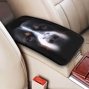 Накладка на подлокотник центральной консоли автомобиля Bernese Mountain Dog, защитная накладка на подлокотник сиденья, универсальная автомобильная отделка, подходит для M Изображение