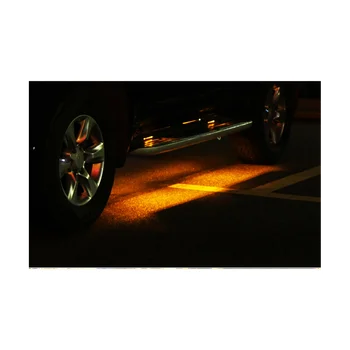 4 шт. Автомобильные светодиодные фонари для боковой подножки подножки для Toyota Land Cruiser Prado FJ 150 2010-2018 (желтый) Изображение