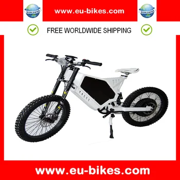 Внедорожный электрический велосипед 72 В 5000 Вт, водонепроницаемый, самый мощный мотор, толстая шина Для горного электрического велосипеда Для взрослых Изображение