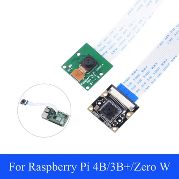 Модуль камеры ночного видения Raspberry Pi 4B 65 ° 5MP Веб-камера С инфракрасным ИК-датчиком со светодиодной подсветкой Для Raspberry Pi 4B/3B +/3B/Zero W Изображение