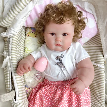 Милая Шарлотта Бебе Реборн Девочка 65 см Ручной Работы, Реалистичные Куклы для Малышей-Реборнов С Видимыми Венами, Художественные Куклы muñecas reborn Изображение