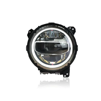 Подключи и играй авто автомобильные аксессуары СВЕТОДИОДНЫЙ налобный фонарь Для JEEP wrangler JL головной фонарь 2018 2019 2020 2021 в сборе Изображение