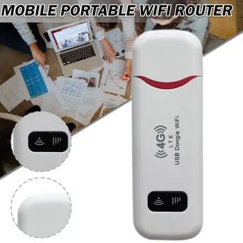Новый WiFi LTE Маршрутизатор 4G SIM-карта Портативный 150 Мбит/с USB-модем Карманный Точка доступа Ключ Поддержка IEEE802.11b/g/n Диапазон частот 2,4 G Изображение