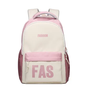 Школьные сумки для девочек для подростков Средний студенческий рюкзак Женский Нейлоновый Кампус Корейский рюкзак для Книг Изображение
