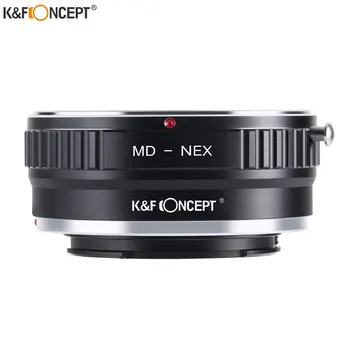 Адаптер для крепления объектива K & F CONCEPT для объектива Minolta MD к камере Sony NEX E-Mount для Sony NEX-3 NEX-3C NEX-5 NEX-5C NEX-5N NEX-5R Изображение