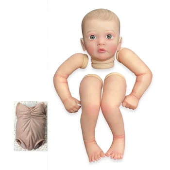 NPK 24 дюйма Готовый Размер куклы Reborn Ayana, уже раскрашенные комплекты, Очень реалистичный ребенок с тканевым телом, Множество деталей, Вены Изображение