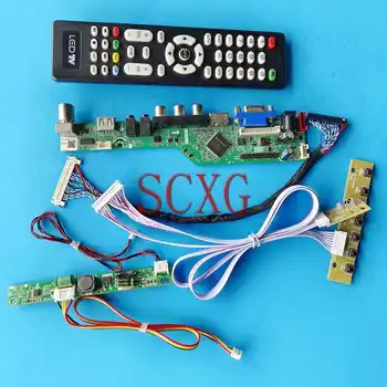 Плата аналогового ТВ-привода с экраном монитора Для DV185WHM HM185WX1 MT185WHM USB VGA AV RF Kit 30 Pin LVDS HDMI-Совместимый 1366*768 18,5