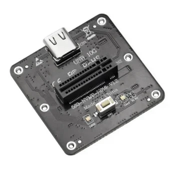 M.2 NVME к корпусу USB 3.1 Карта-адаптер Expansopn Плата JMS583 Поддерживает протокол NGFF Type-C USB3.1 Gen2 со скоростью 1000 + Мб/С. Изображение